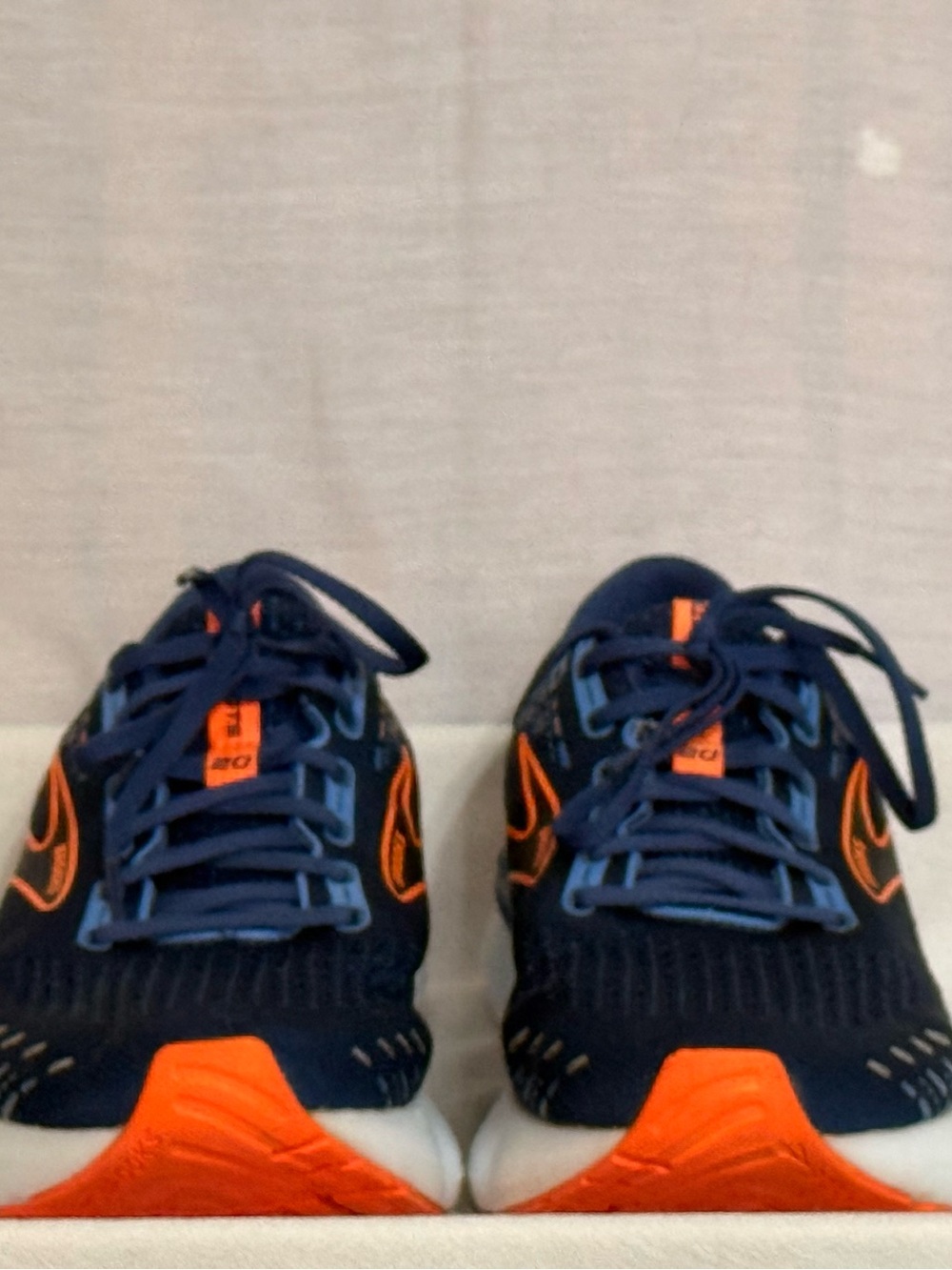 Brooks Glycerin GTS 20 Men’s 11 Wide 2E Blue Orange Running Shoes